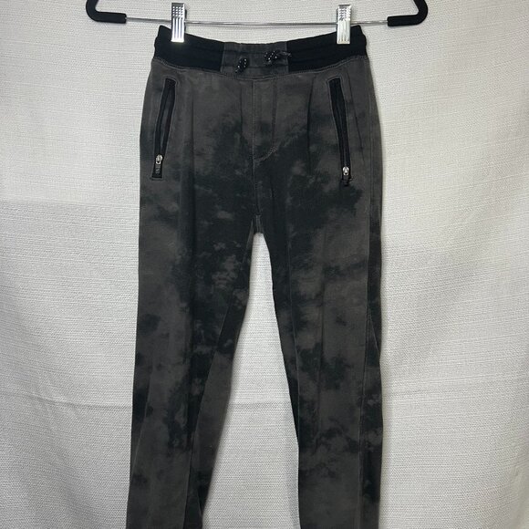 Old Navy Other - Old Navy Boys M size 8 Jogger Sweatpants Gray Black Tie Dye Zip Pockets - 0410